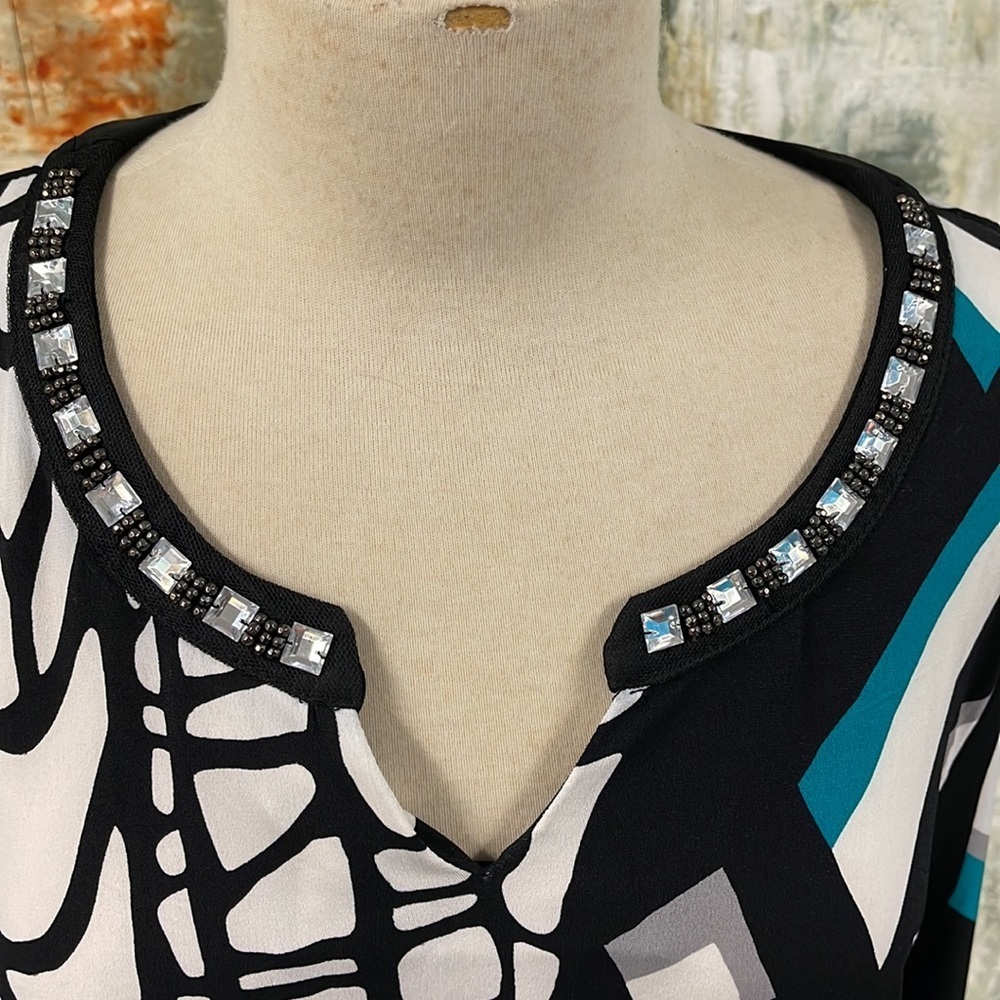 JM Collection Blouse - Picture 2 of 5